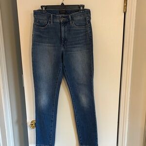 Banana Republic Women's Straight Leg Blue Jeans